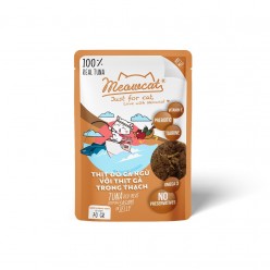 MEOWCAT THỊT ĐỎ CÁ NGỪ VÀ GÀ